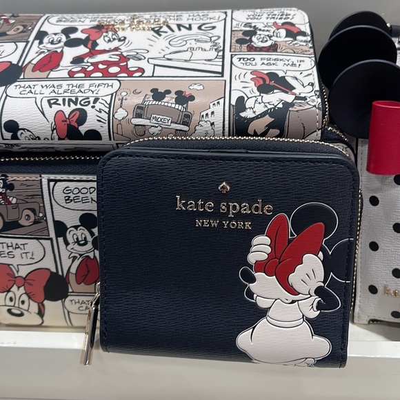 Kate Spade Disney X Kate Spade New York Minnie Mouse Zip Around Wallet
Black Mlt - Picture 5 of 16